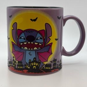 Disney Stitch and Scrump Vampire Halloween Coffee Mug NEW
